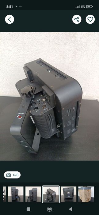 lumini led blinder matrice rgb 16 x 30w