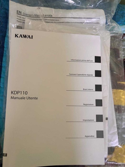 Kawai KDP 110 Black Pian digital - nefolosit