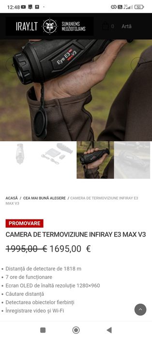 Camere termoviziune infiray