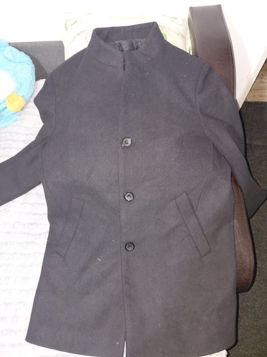 Costum Bărbați Premium - Palton Guler Tunică și Pantaloni+ CADOU sacoș