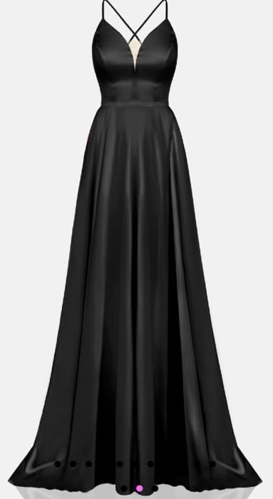 Официлна дълга рокля с подарък колан Loretti / Лорети