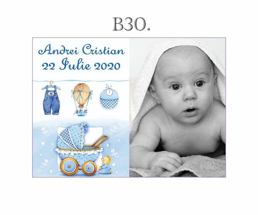 Mărturii  botez - mărturie magnet personalizata