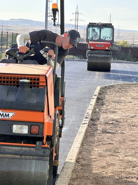 Асфальтирование Асфальт Укладка асфальта