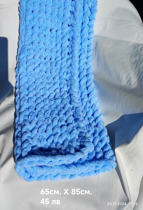 Ръчно плетени бебешки одеалца от хипоалергенна  прежда