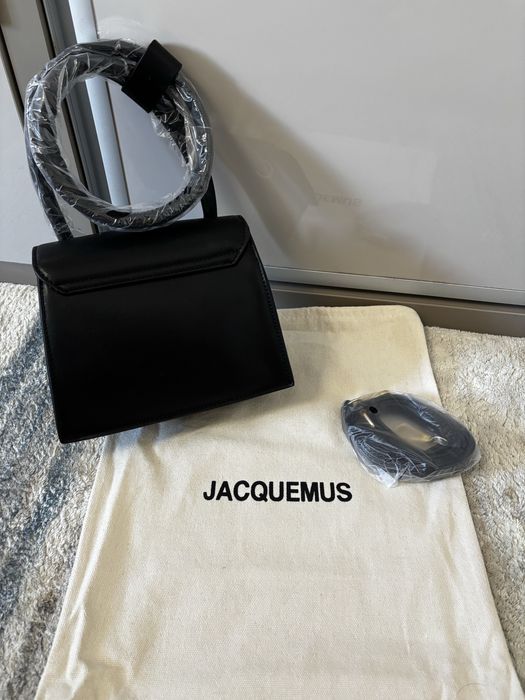Geantă Jacquemus neagră nouă