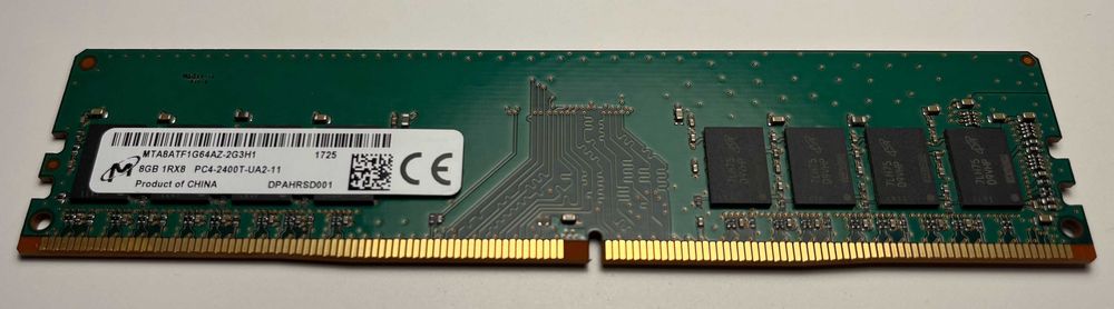 Memorie RAM DDR4 8GB - 2400Mhz - Micron - MTA8ATF1G64AZ-2G3H1
