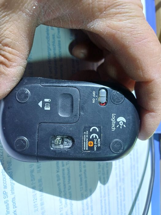 Mouse wireless Logitech perfect functional

#7