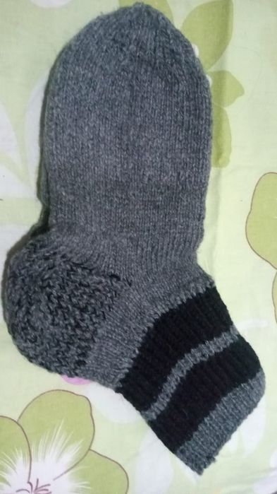 Вязаные мужские носки