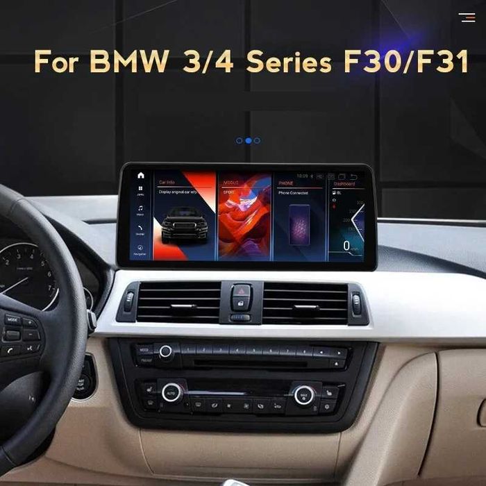 Navigatie BMW Seria 3 F30 Seria 4 , Ecran 12.3 inch QLED Full HD Noua