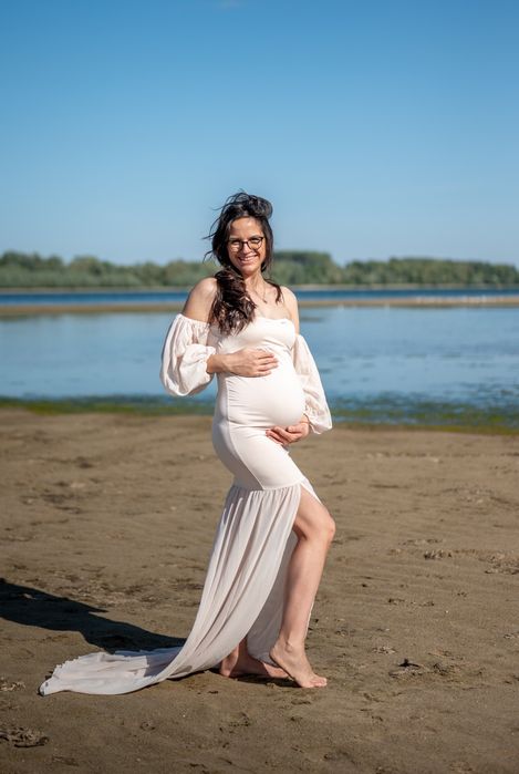 Рокля за бременни - фотосесия