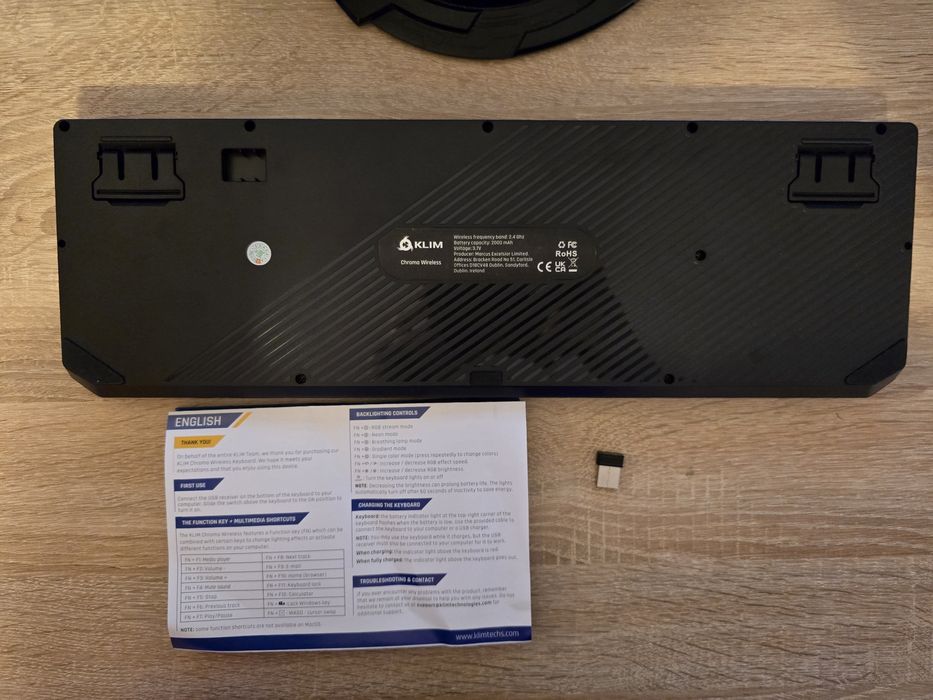 Tastatura Gaming Wireless KLIM Chroma ( 100% )