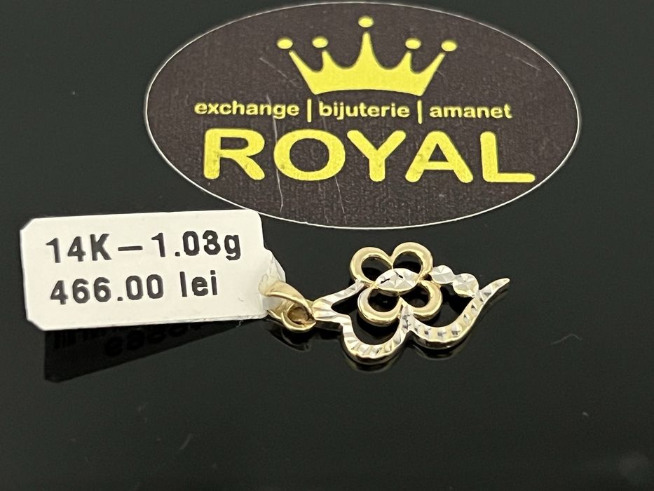 Bijuteria Royal CB : Pandant aur 14k 1,03 gr