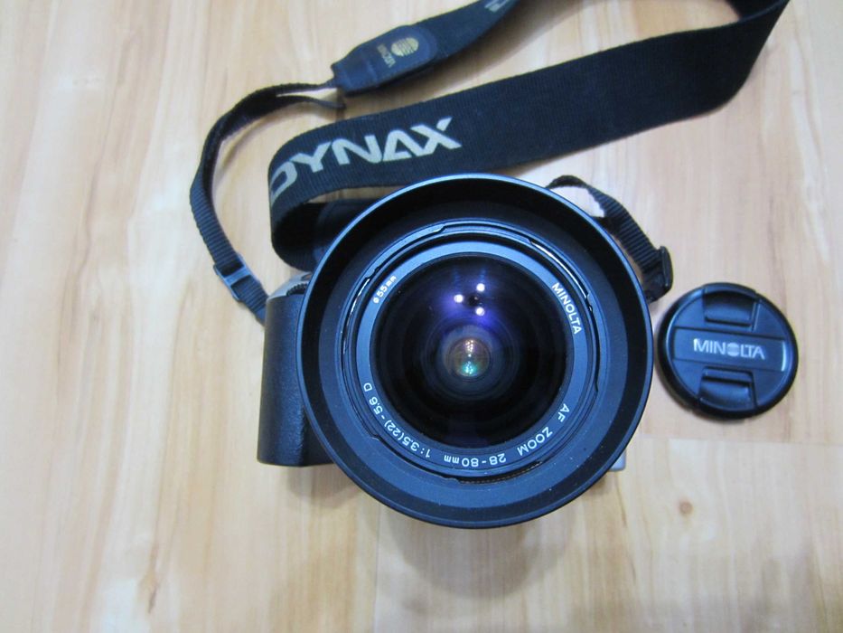Ap.foto Minolta Dinax 404si+Obiectiv Minolta AF Zoom 28-80mm -ieftin