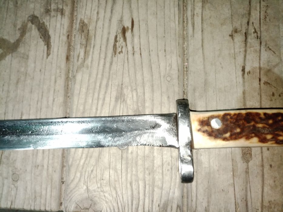 Baioneta veche fără teacă