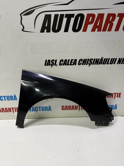 Aripa dreapta fata VW Passat B6 neagra LC9X MIC DEFECT