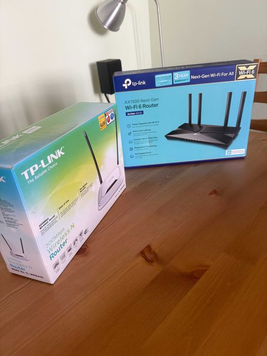 2 рутера в комплект TP Link (Archer AX1500 и TL-WR841N)