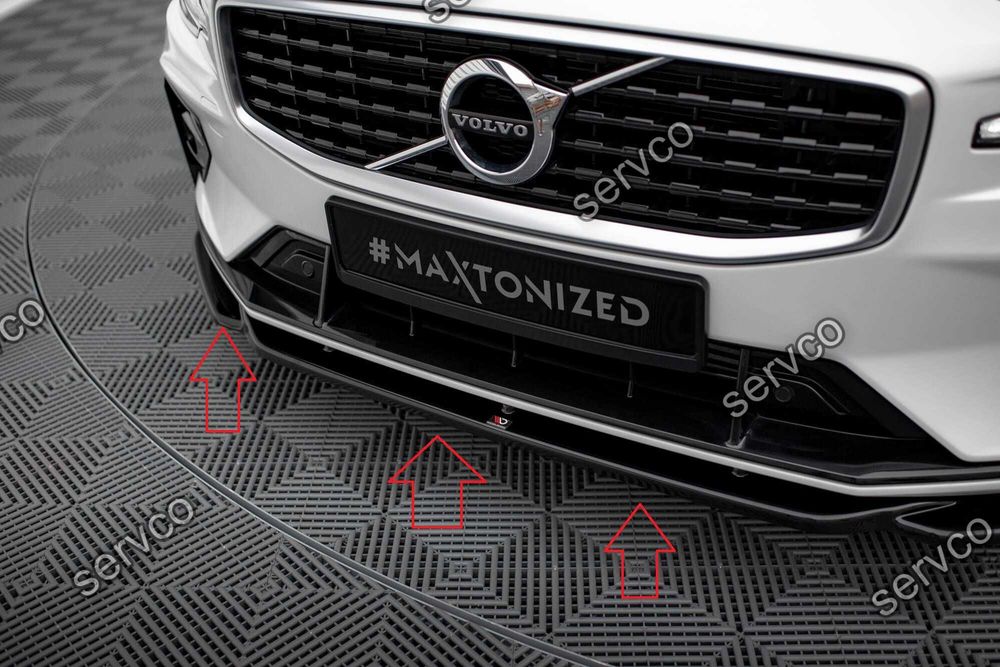 Prelungire bara fata Volvo S60 R-Design Mk3 2018- v2 - Maxton Design