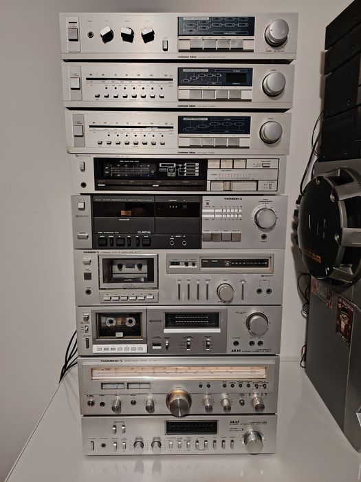 Amplificator, Stație, Deck Akai,Thomson Technics
