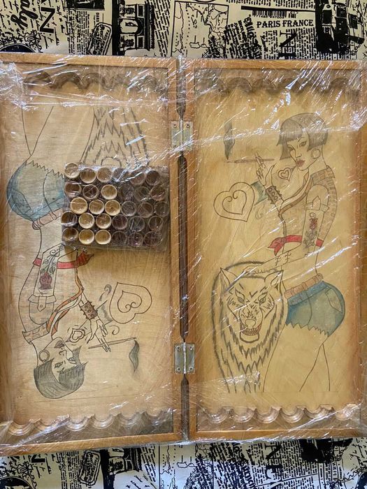 нарды новые из ручной работы качественный