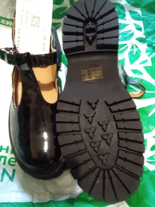 Туфли кожа натуральная,  39 размер женские. В стиле Мери Джейн.