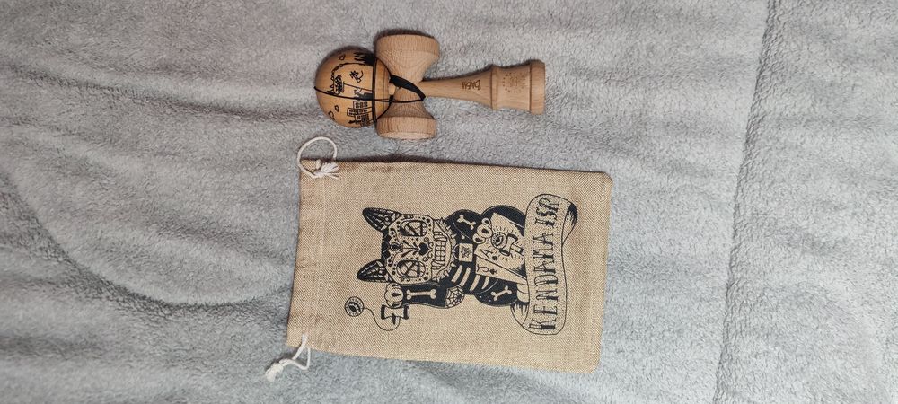 Kendama Israel cu Tama Rhino Clear – Ediție Premium + Săculeț Original
