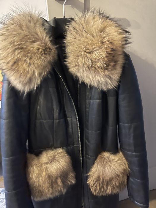 Кожено палто,ново,цена 320 лв.