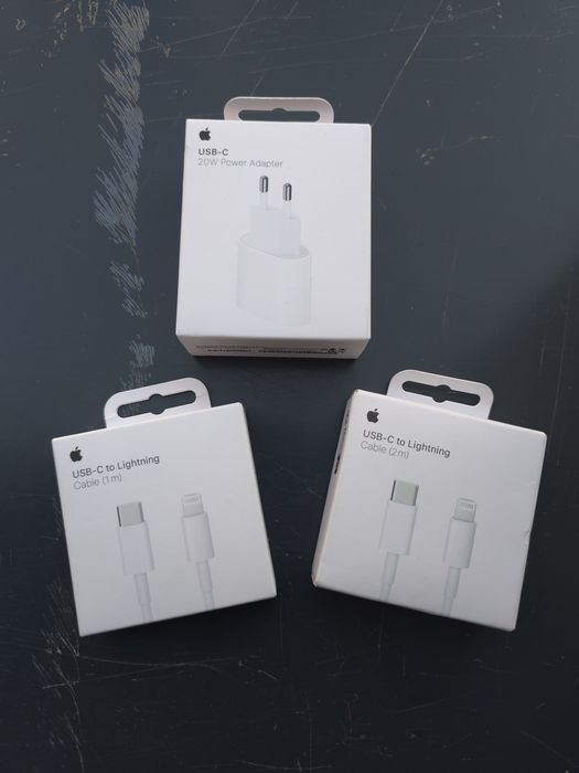 SET: încărcător Fast Charge - 20W IPhone - X, 11, 12, 13, 14 Pro / MAX
