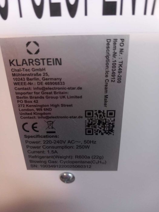 OFERTA Aparat de facut inghetata