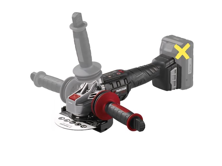 Акумулаторен ъглошлайф Parkside performance