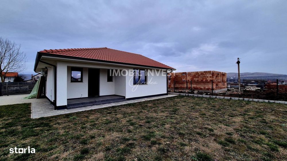 Casa moderna individuala, 3 camere, 2 bai, 365 mp teren