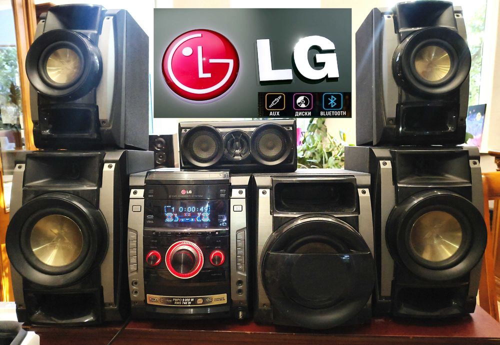 Музыкальный центр LG dm 7630, домашний кинотеатр.740 Watts RMS