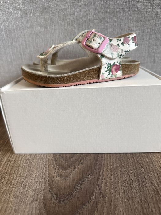 Детски сандали D&G Junior – №26/27, розови на цветя
