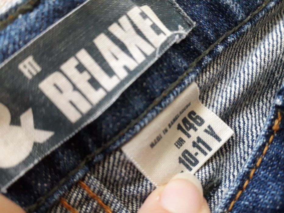 Дънки и зимен панталон р.146