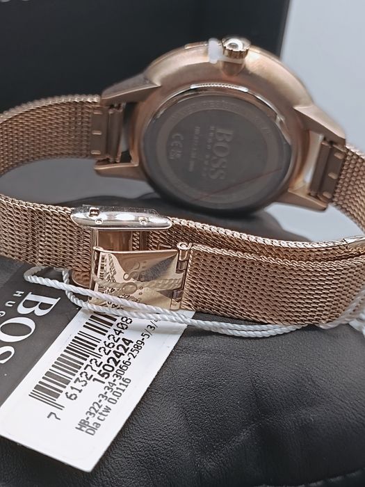 Часовник:HUGO BOSS  Grey/Rose