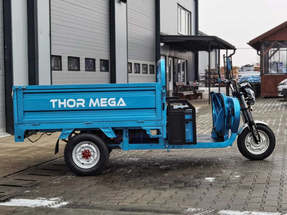 THOR MEGA 1000 KG triciclu electric nou 1500 W Agramix tuk-tuk