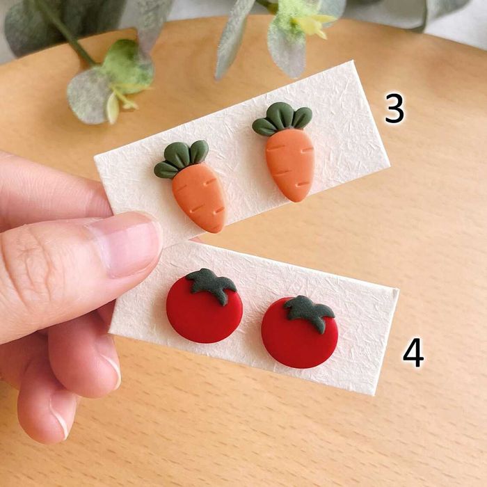 Обеци от полимерна глина