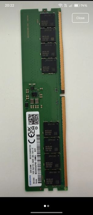 RAM DDR5 2x16GB samsung 5600mhz