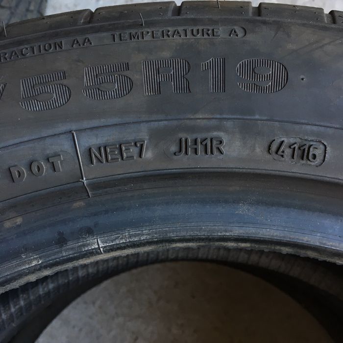 235/55/19 DUNLOP DOT4116 2бр. 6мм
