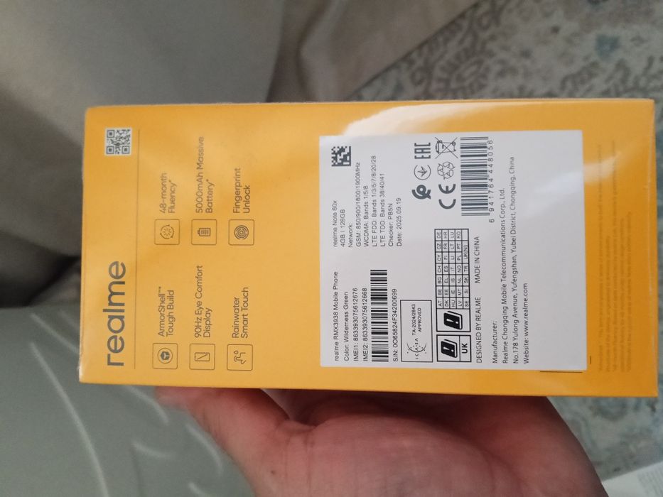 Продам Realme X60 Note 64Gb новый