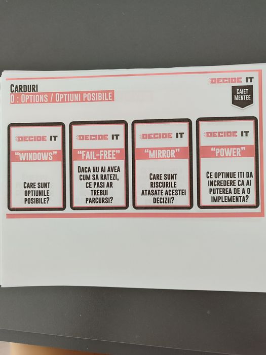 Set 2 Manuale curs Business mentors și Decide IT