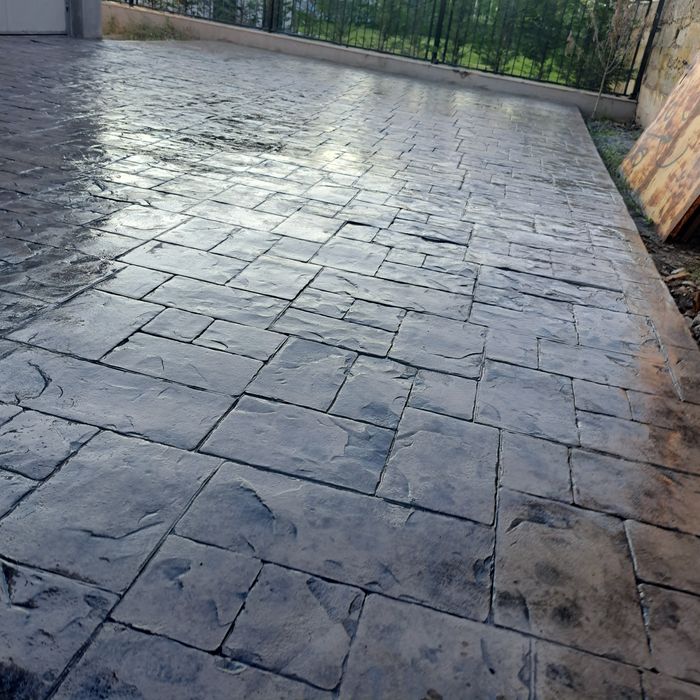 Щампован бетон!!