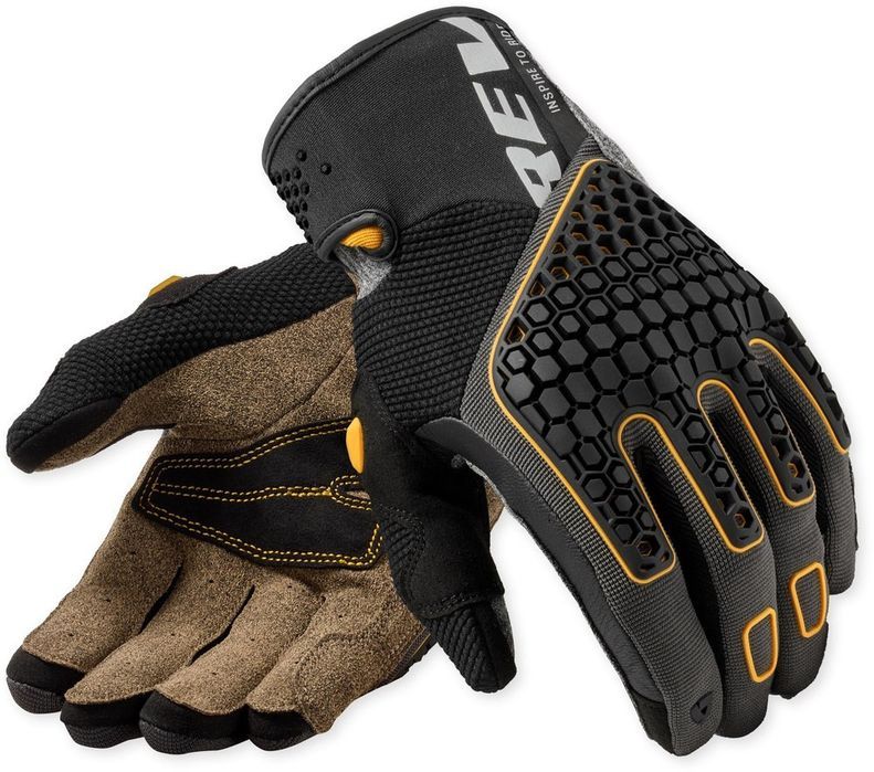 Manusi Moto Revit Mangrove 2 negru/galben