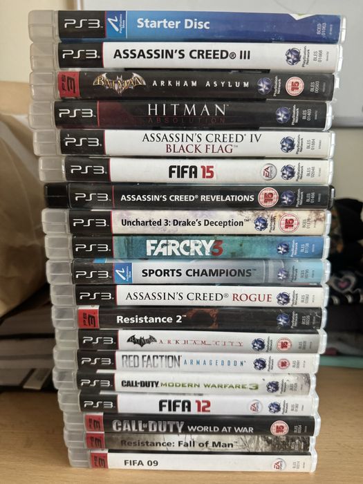 Jocuri PS3 impecabile - bundle 18 bucati