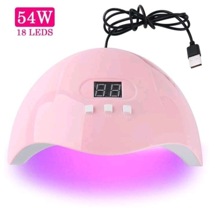 Печка за гел лак UV LED лампа за маникюр 54W