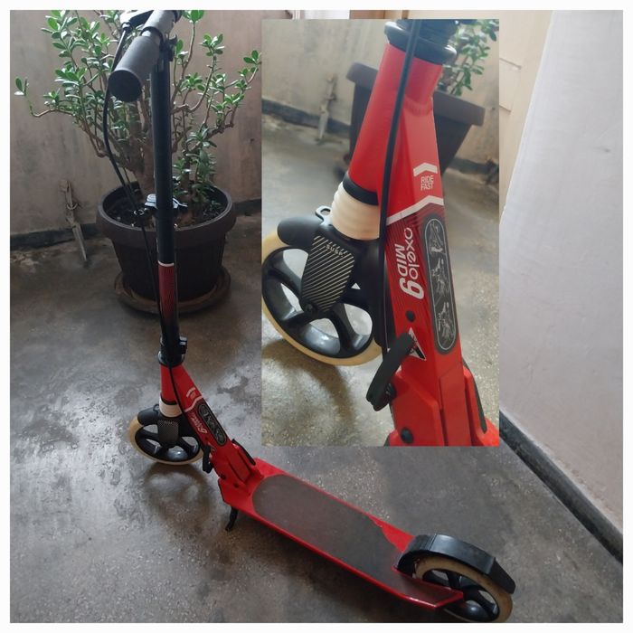 Pachet copii - Bicicleta RockRider ST900 si Trotineta Oxelo MID 9