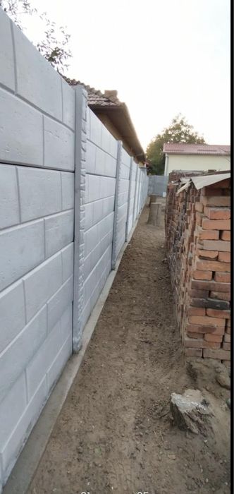 Gard din placi beton