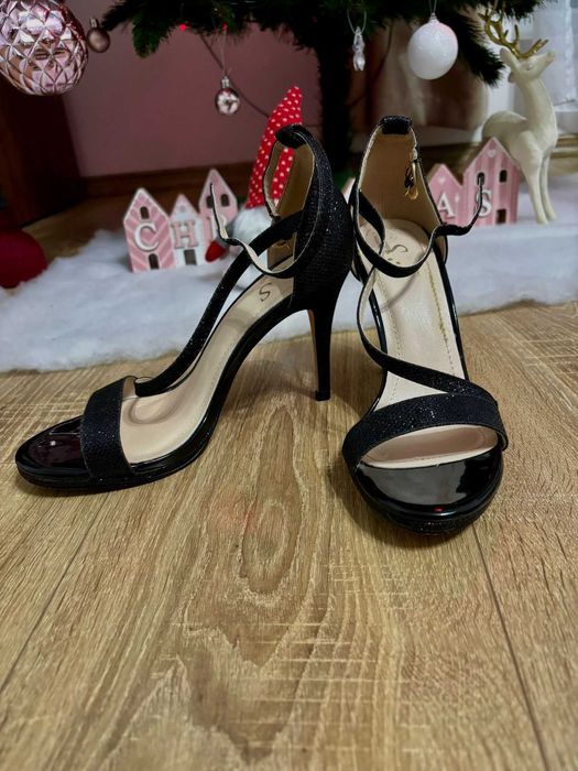 sandale cu toc dama