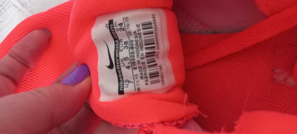 Vand adidasi Nike Revolution 3 mas 37 culoare portocaliu