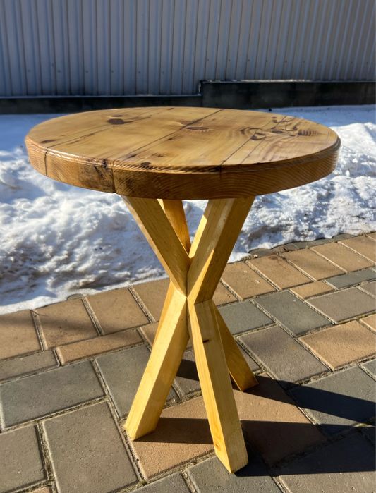 Măsuță de cafea rotundă din lemn