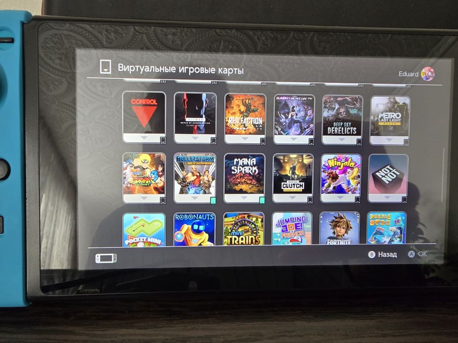 Приставка Nintendo switch +60 игр полный комплект